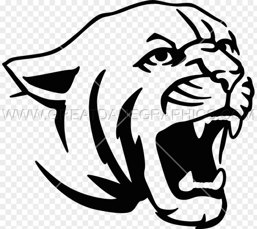 Tiger Lion Cougar Drawing Clip Art PNG