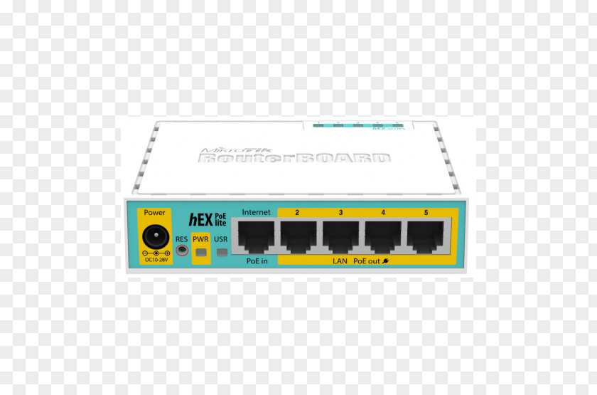 4 Port Switch RouterBOARD MikroTik Power Over Ethernet Gigabit PNG