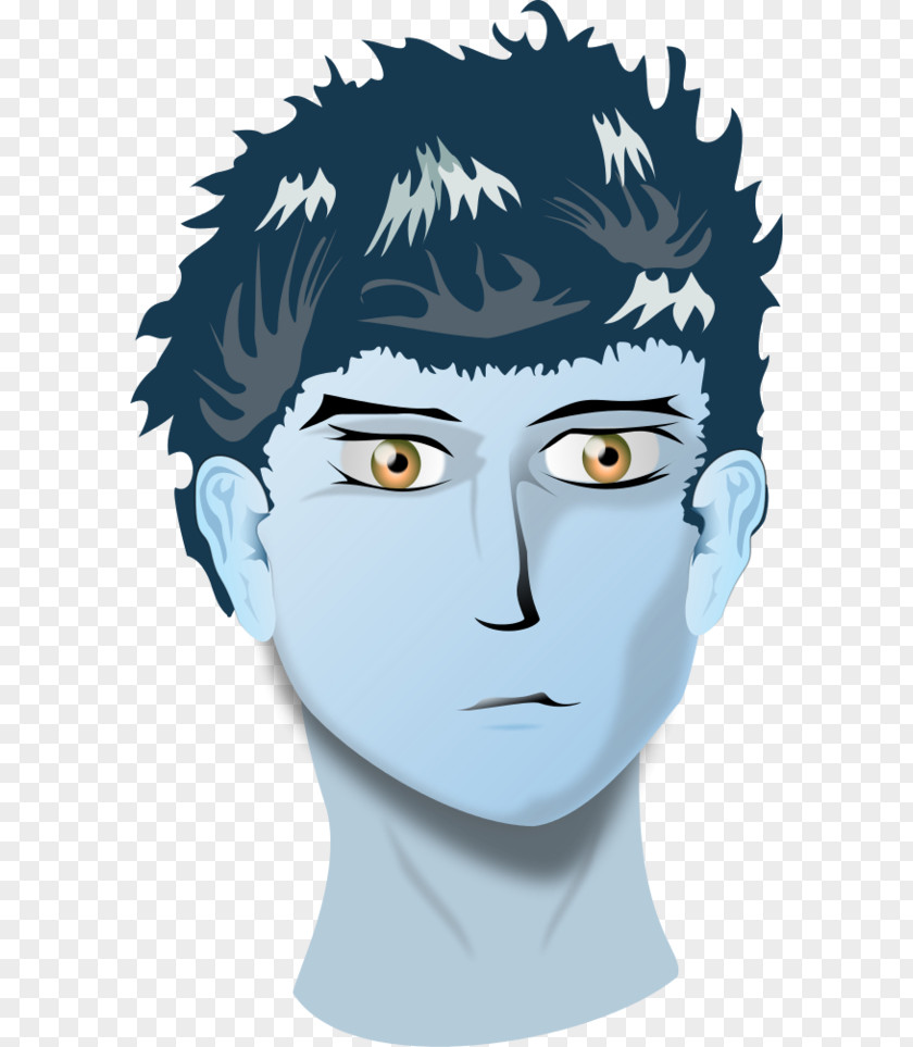 Blue Eyes Clipart Human Head Face Skull Clip Art PNG