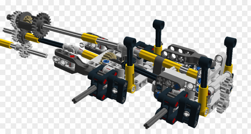 Brick Road Lego Technic Beam Axle Chassis PNG