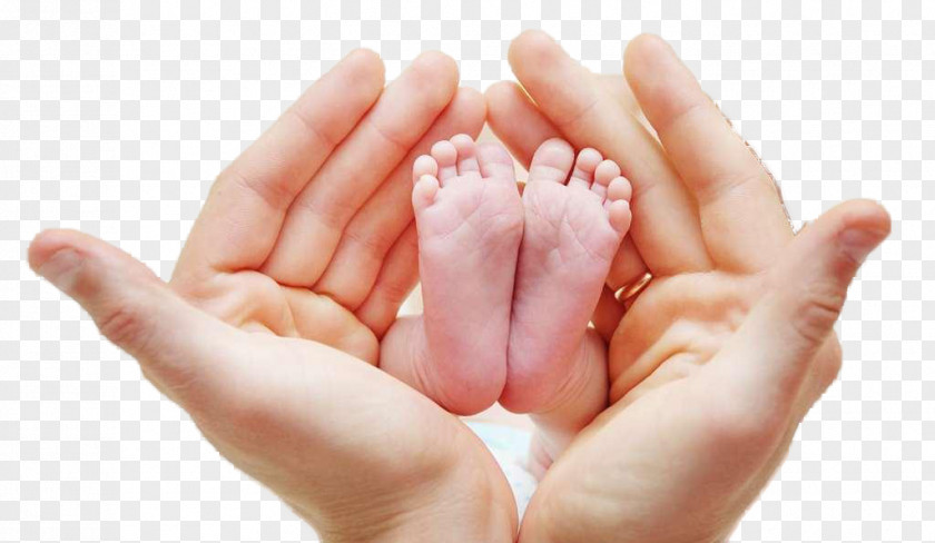 Child's Hand Holding The Foot Neonate Infant Mother PNG