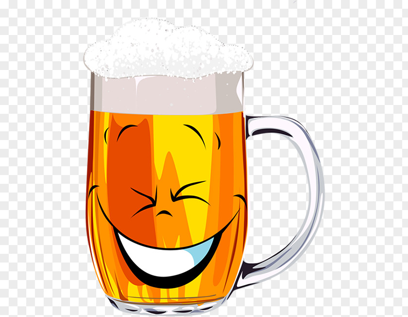Creative Beer Smiley Emoticon Emoji PNG