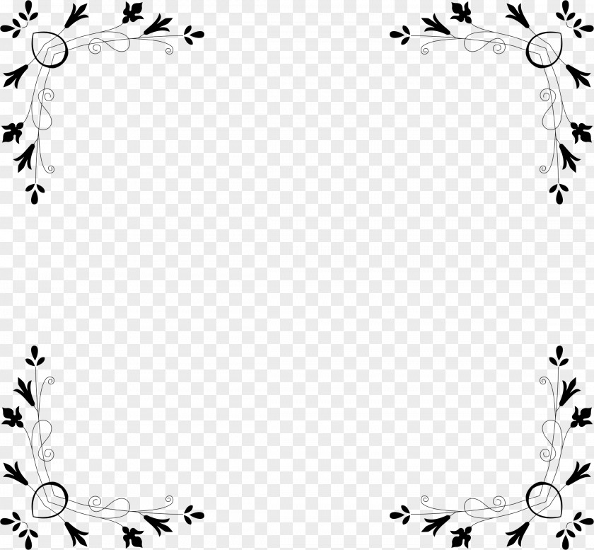 Flower Boarder Clip Art PNG