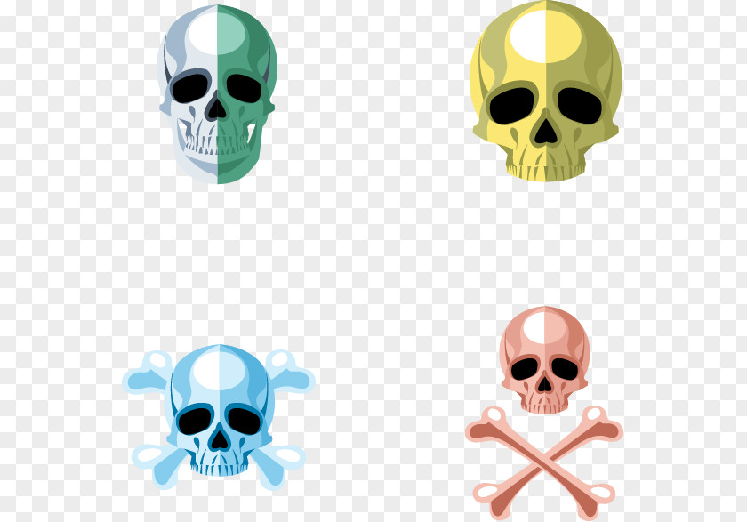Four Skull Logo PNG