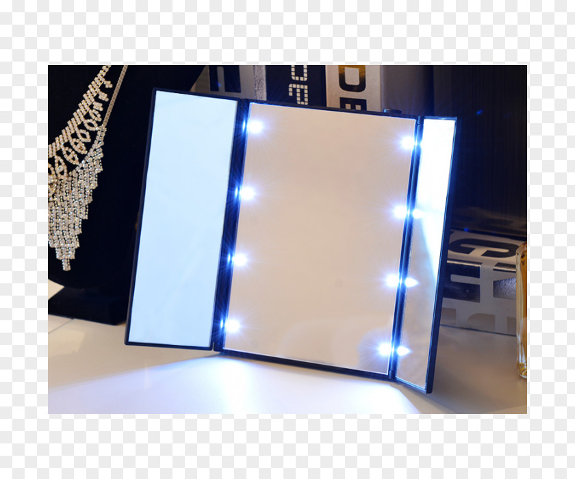 Light Light-emitting Diode Mirror LED Lamp Glass PNG