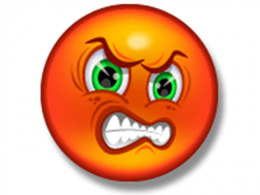 Mad Face Anger Smiley Clip Art PNG