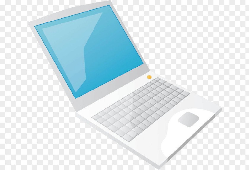 Notebook Laptop Download Flat Design PNG