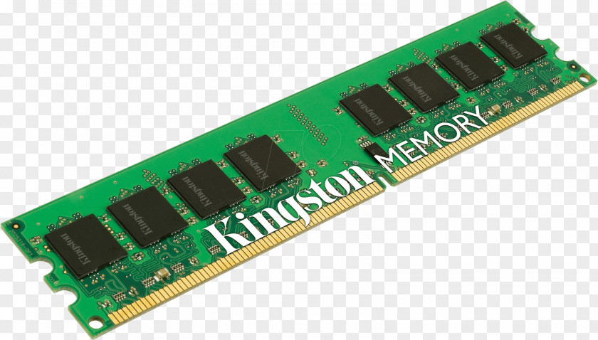Ram DIMM DDR2 SDRAM Computer Data Storage ECC Memory Kingston Technology PNG