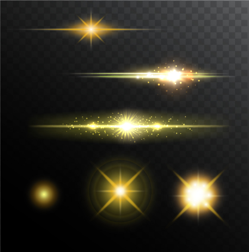 Stage Lighting Halo PNG lighting Halo, Shine light effect , yellow spark illustration clipart PNG