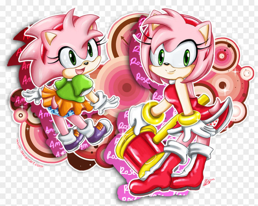 Amy Rose Sonic The Hedgehog Shadow CD PNG