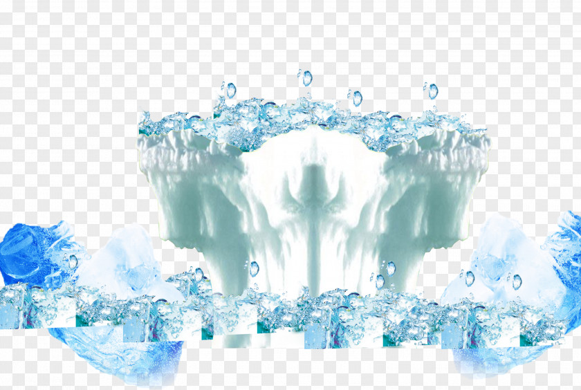 Ice Water Iceberg Icon PNG