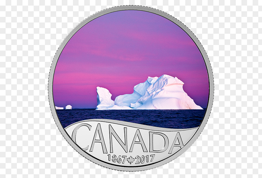 Iceberg 150th Anniversary Of Canada Coin Canadian Dollar Royal Mint PNG