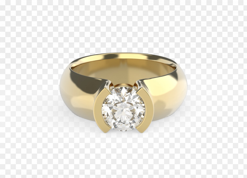 Round Bezel Engagement Ring Jewellery Hope Diamonds Gemstone PNG