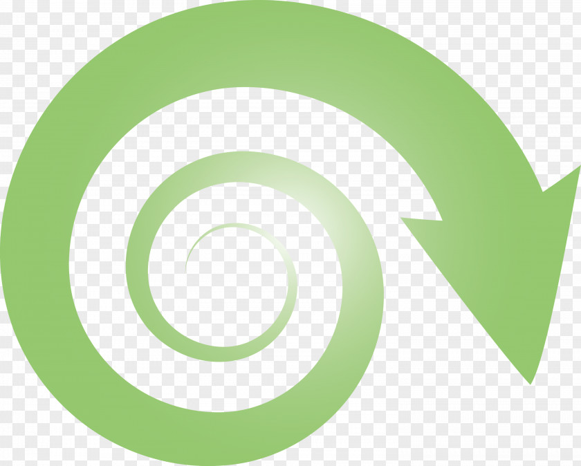 Spiral Arrow PNG