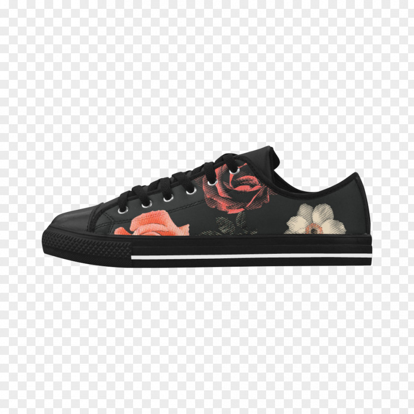 Boots With Flowers Skate Shoe Sneakers Basketball Sportswear PNG