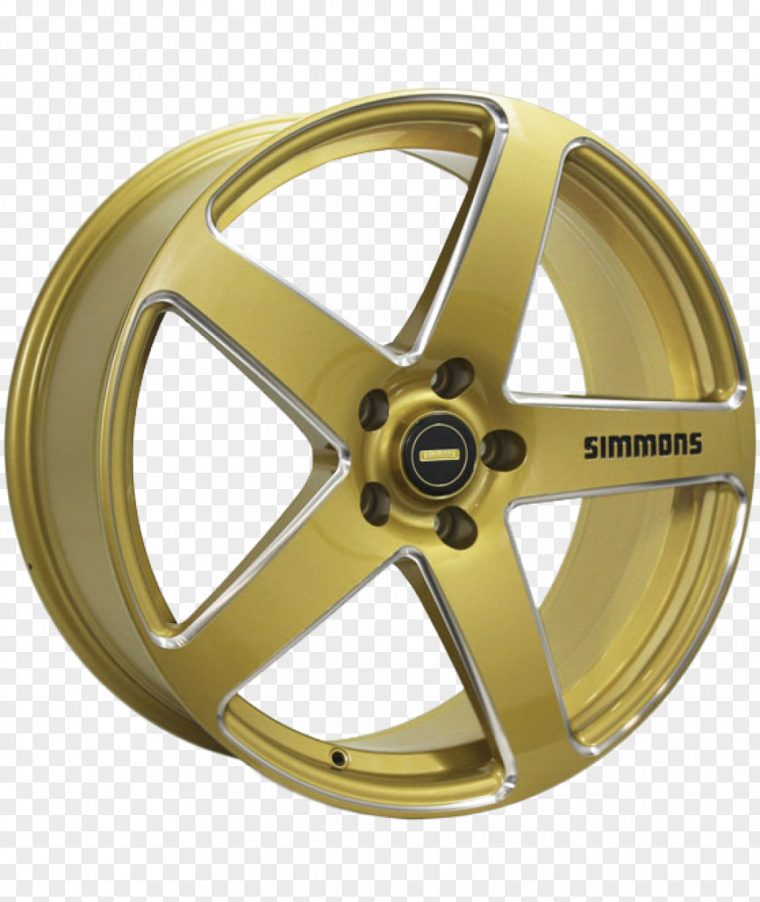 Continental Gold Simmons Wheels Australia Car Alloy Wheel Rim PNG