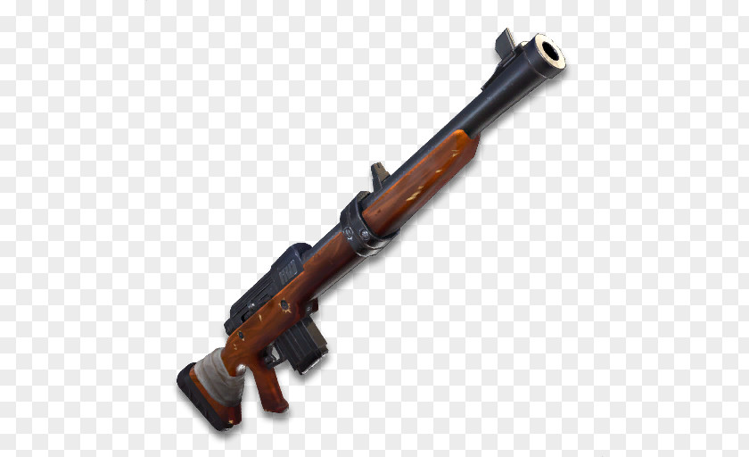 Fortnite Battle Royale Rifle Firearm Hunting Weapon PNG weapon, assault riffle, brown and black grenade launcher clipart PNG