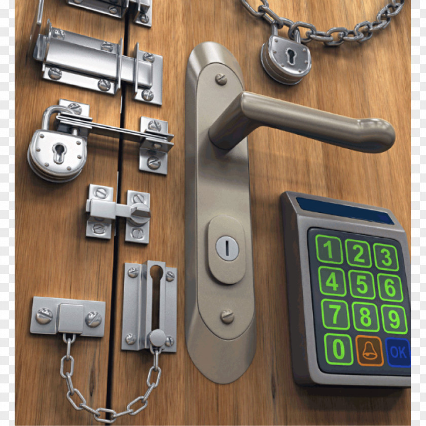House Lock Door Security Handle PNG
