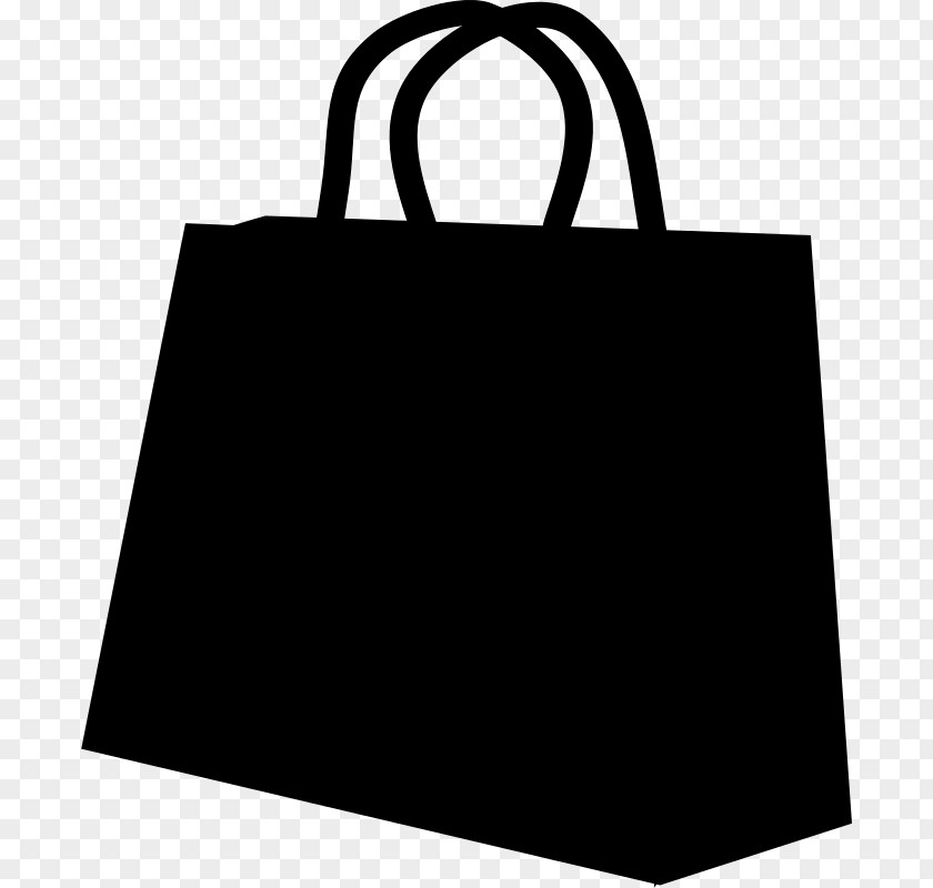 M Product Shopping Bag Tote Black & White PNG