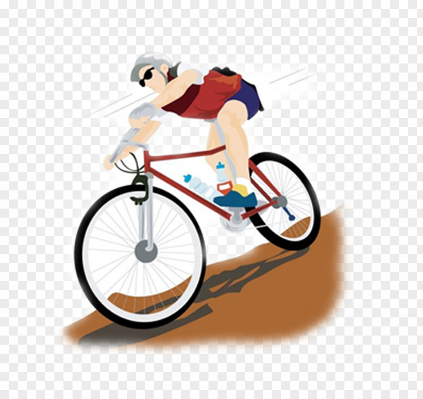 Cycling Bicycle Drawing Illustration PNG