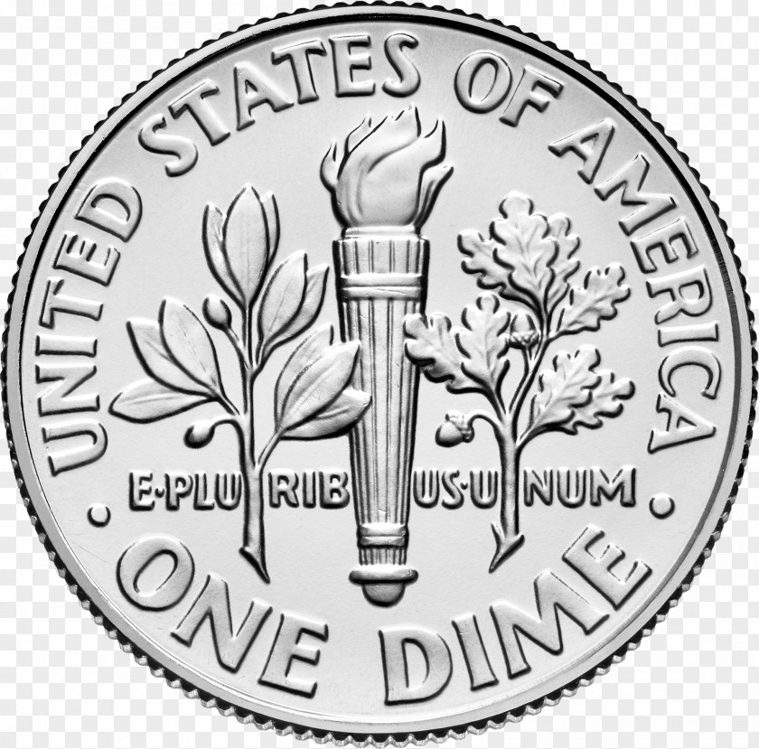 Lakshmi Gold Coin Philadelphia Mint Roosevelt Dime Penny PNG