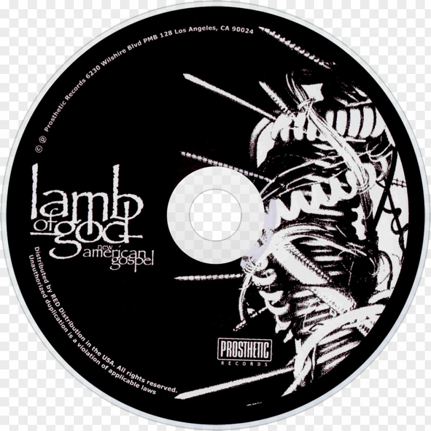 Lamb Of God Phonograph Record In The Absence Sacred New American Gospel Compact Disc PNG