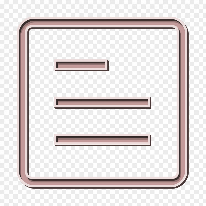 Metal Rectangle App Icon Essential Option PNG