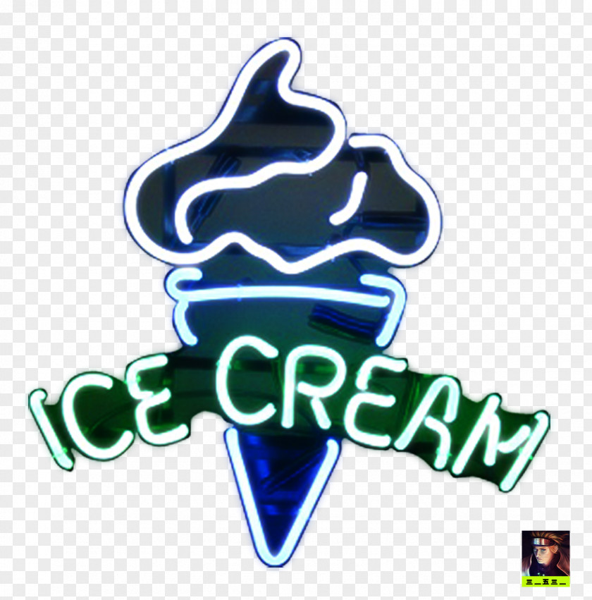 Neon Sign Ice Cream Cones Cocktail Chocolate PNG
