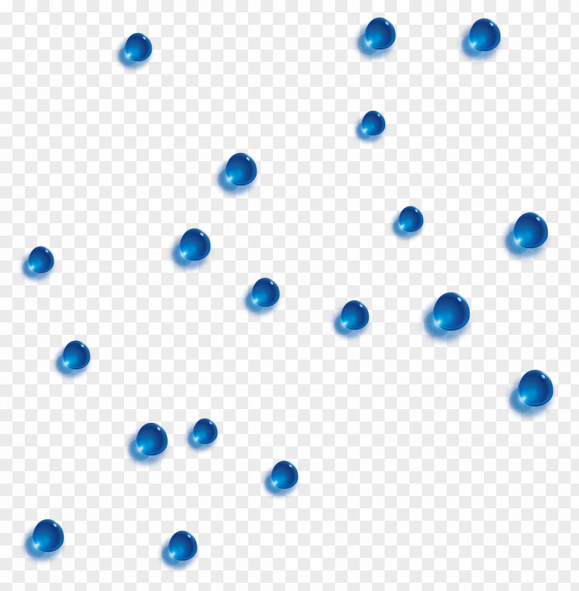 Blue Water Drops Creative Drop Euclidean Vector PNG