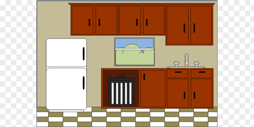 Kitchen Cabinet Cliparts Furniture Clip Art PNG