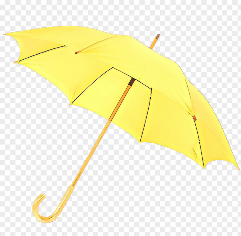 Leaf Yellow Umbrella Cartoon PNG