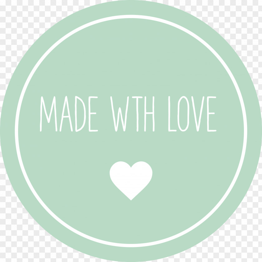Made With Love Brand Logo Font PNG