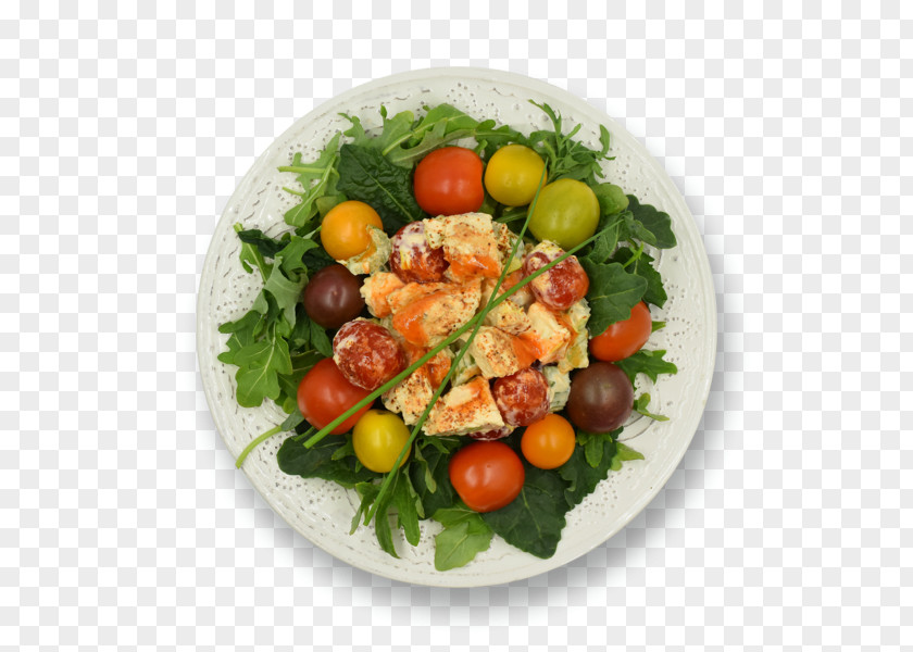 Salad Chicken Potato Vegetarian Cuisine Caesar PNG