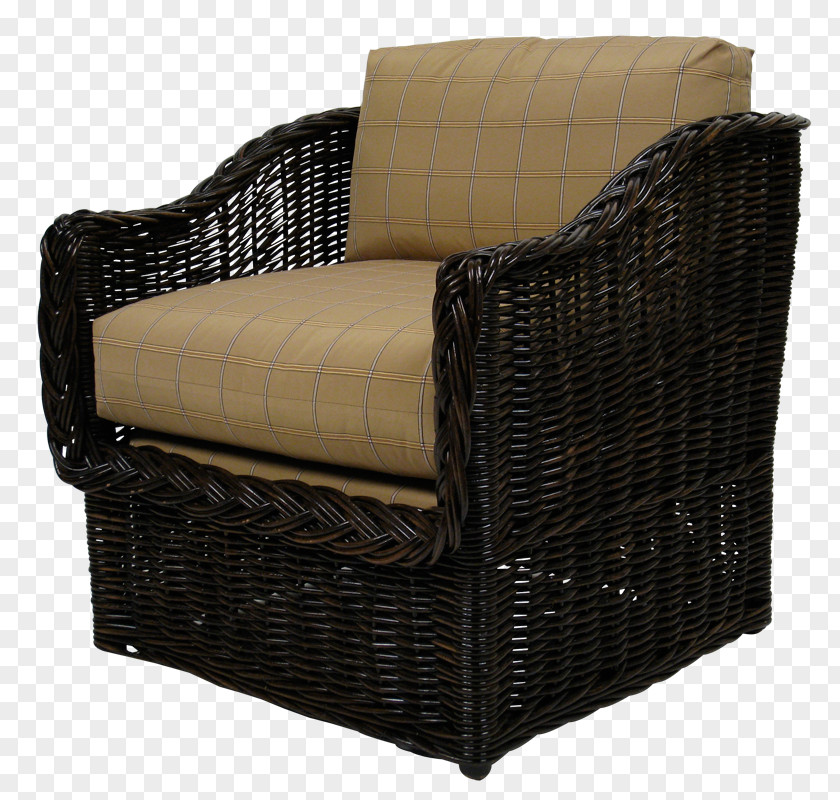 Back Of Chair Club Product Design Couch Wicker PNG