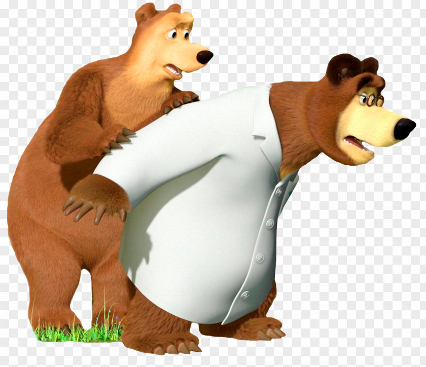 Bear Masha Animation Animated Film PNG