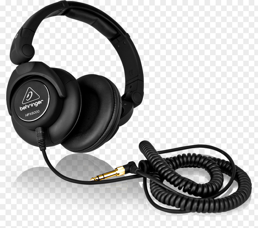 Dj Headphones BEHRINGER HPX6000 Disc Jockey Sound PNG
