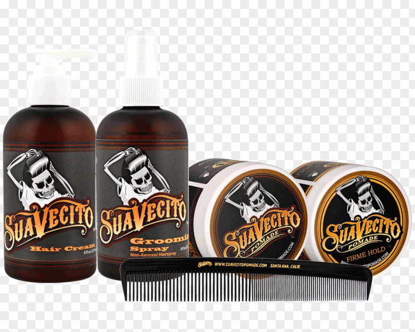 Hair Comb Pomade Styling Products Barber Suavecito Men's Kit PNG