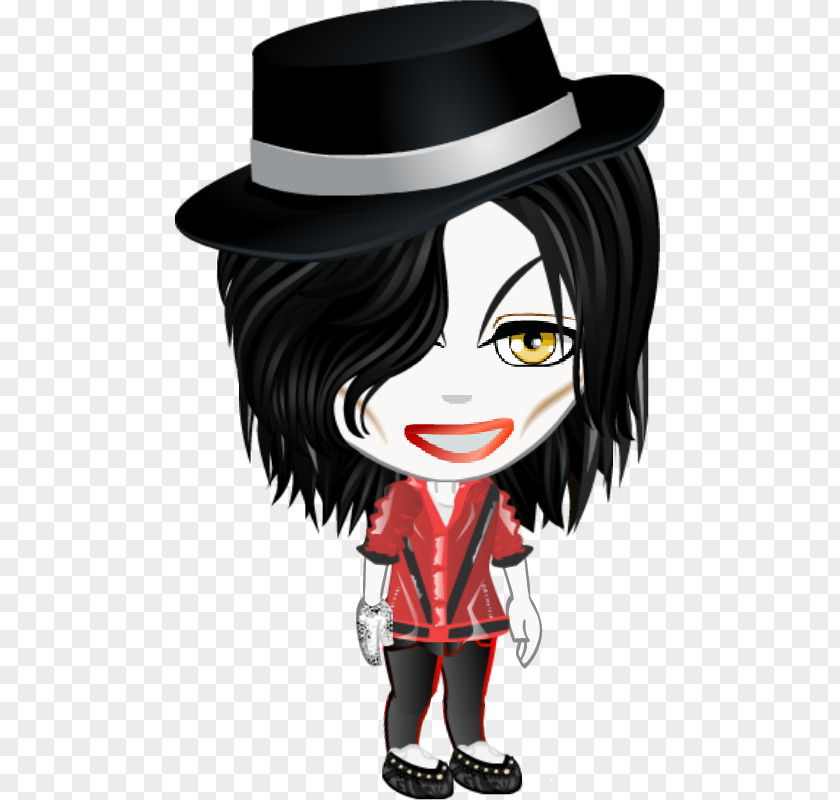 Johnny Depp Cartoon YoWorld Black Hair PNG