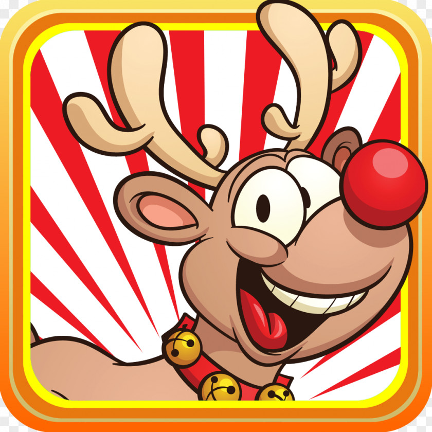 Rudolph The Red Nosed Reindeer Food Line Clip Art PNG