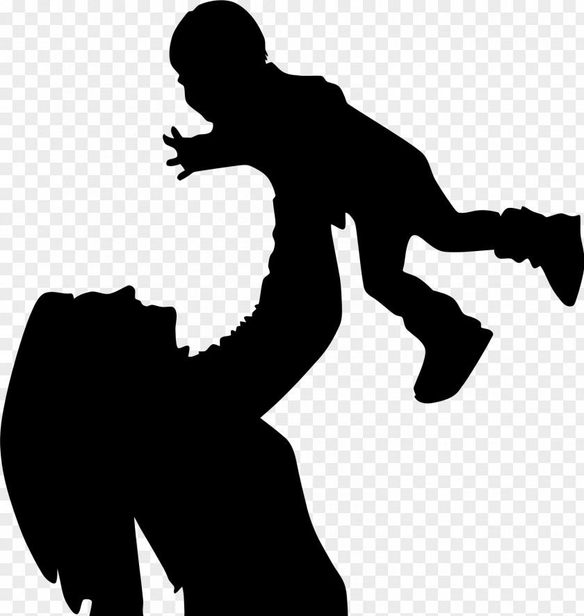 Son Mother Child Silhouette PNG