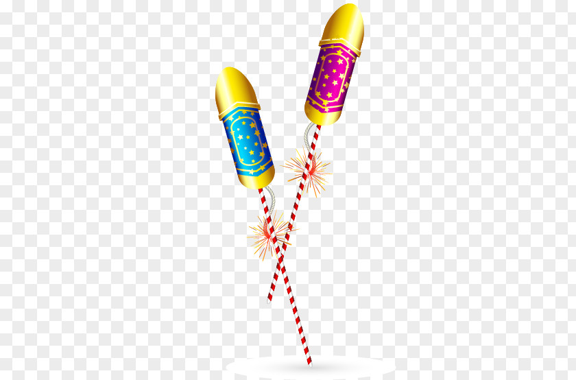 Cartoon Rocket Firecracker Fireworks Clip Art PNG