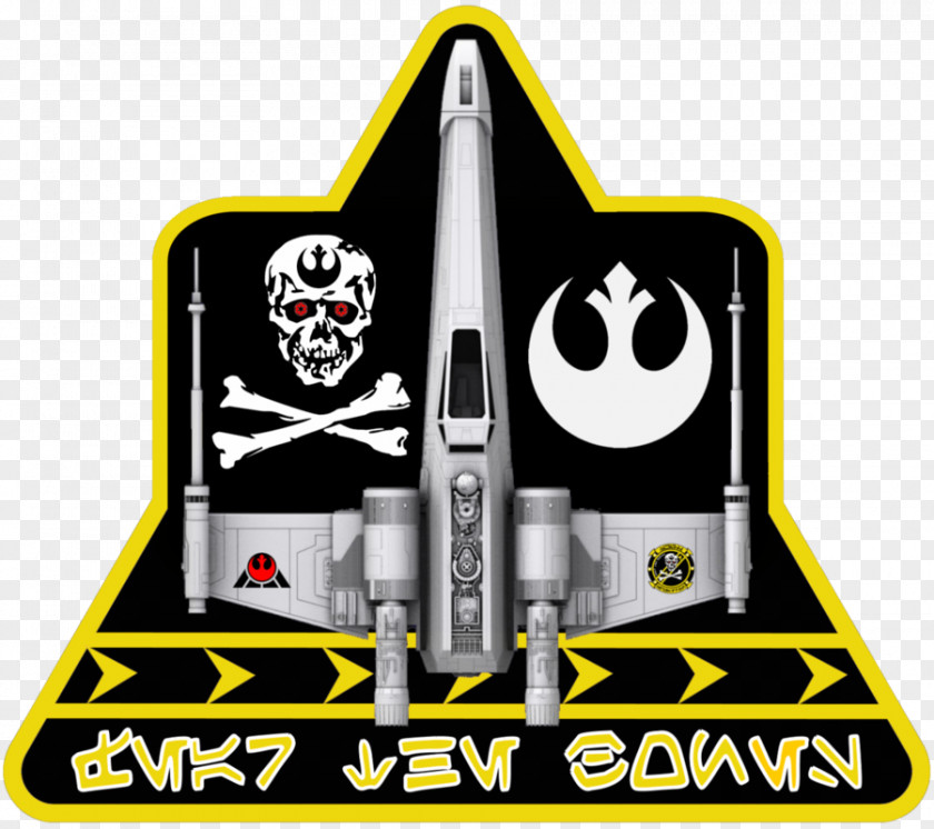 Drunk X-wing Starfighter Squadron Army Logo Navy PNG