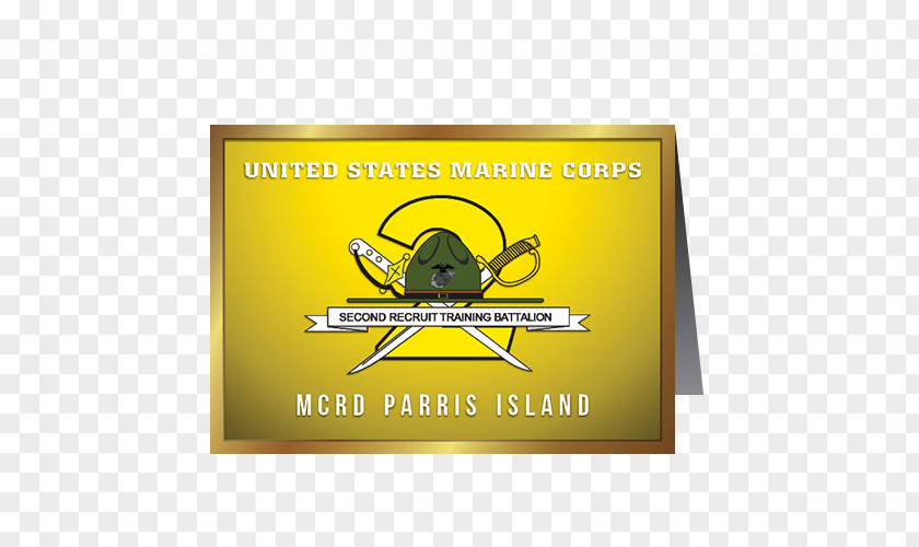 Graduation Card Parris Island United States Marine Corps 2nd Recruit Training Battalion Battalion, 1st Marines PNG
