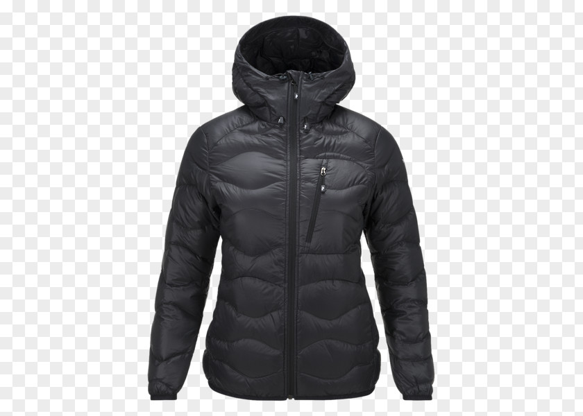Jacket Hoodie Clothing Coat Down Feather PNG