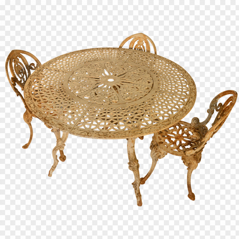 Luxury Furniture Table Garden Wicker PNG