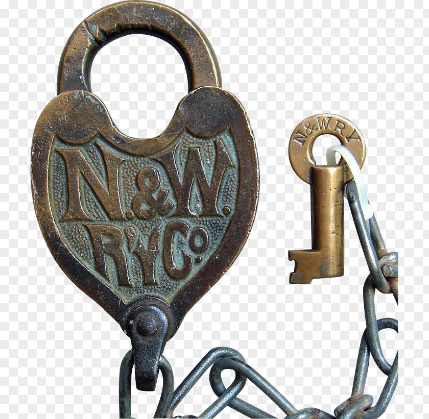 Padlock Norfolk And Western Railway Rail Transport PNG