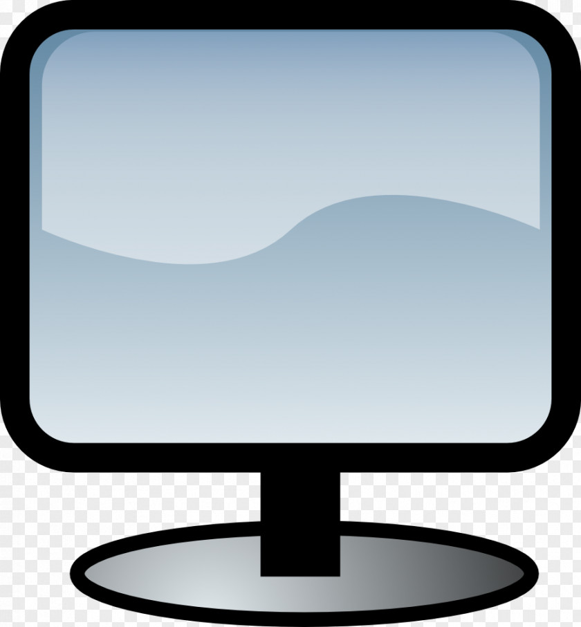 Cartoon Computer Cliparts Monitors Flat Panel Display Liquid-crystal Clip Art PNG