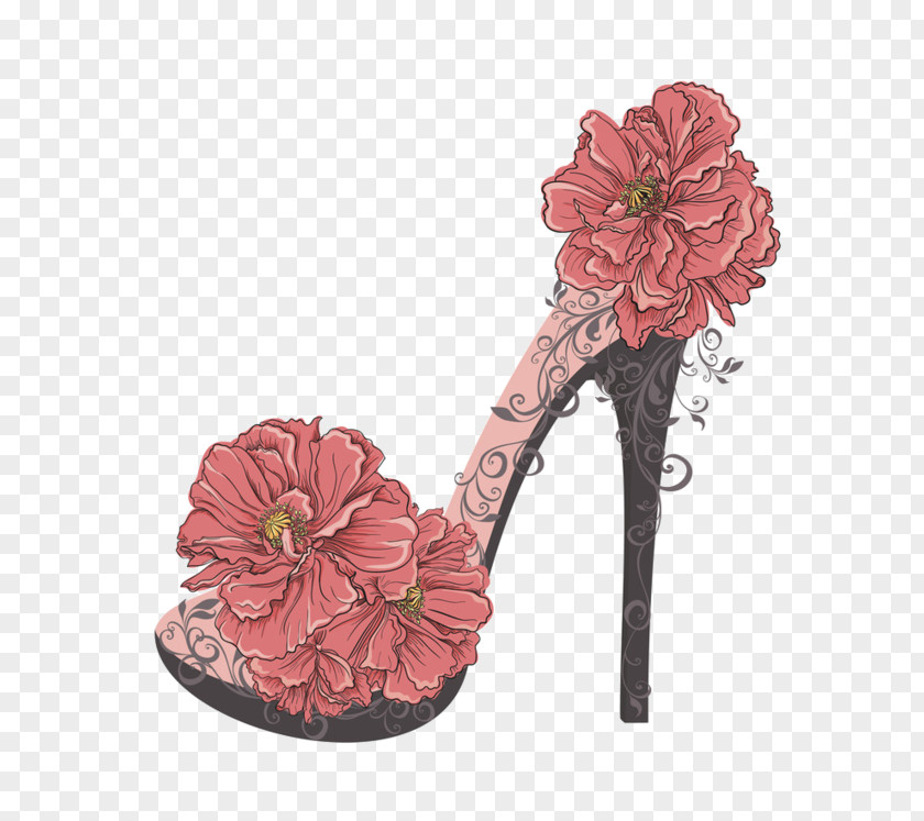 Chanel High Heels High-heeled Shoe Vector Graphics Image Illustration PNG