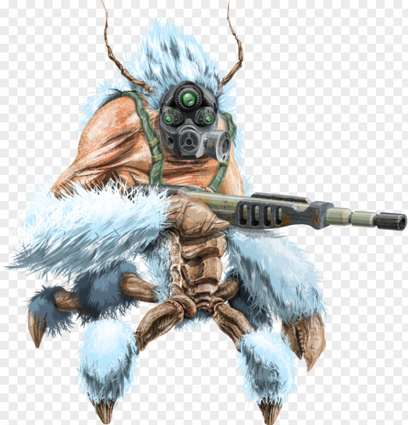 Crab Kiwa Hirsuta Art Yeti PNG