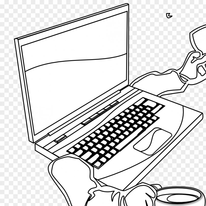 Laptop Coloring Book Computer Mouse Drawing PNG